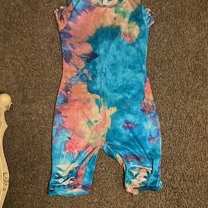 One piece tie dye jumper